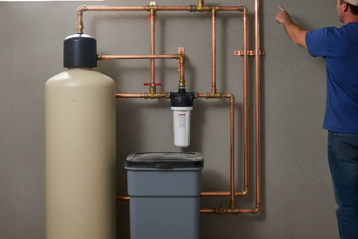 Whole-house water treatment system installed in San Simeon